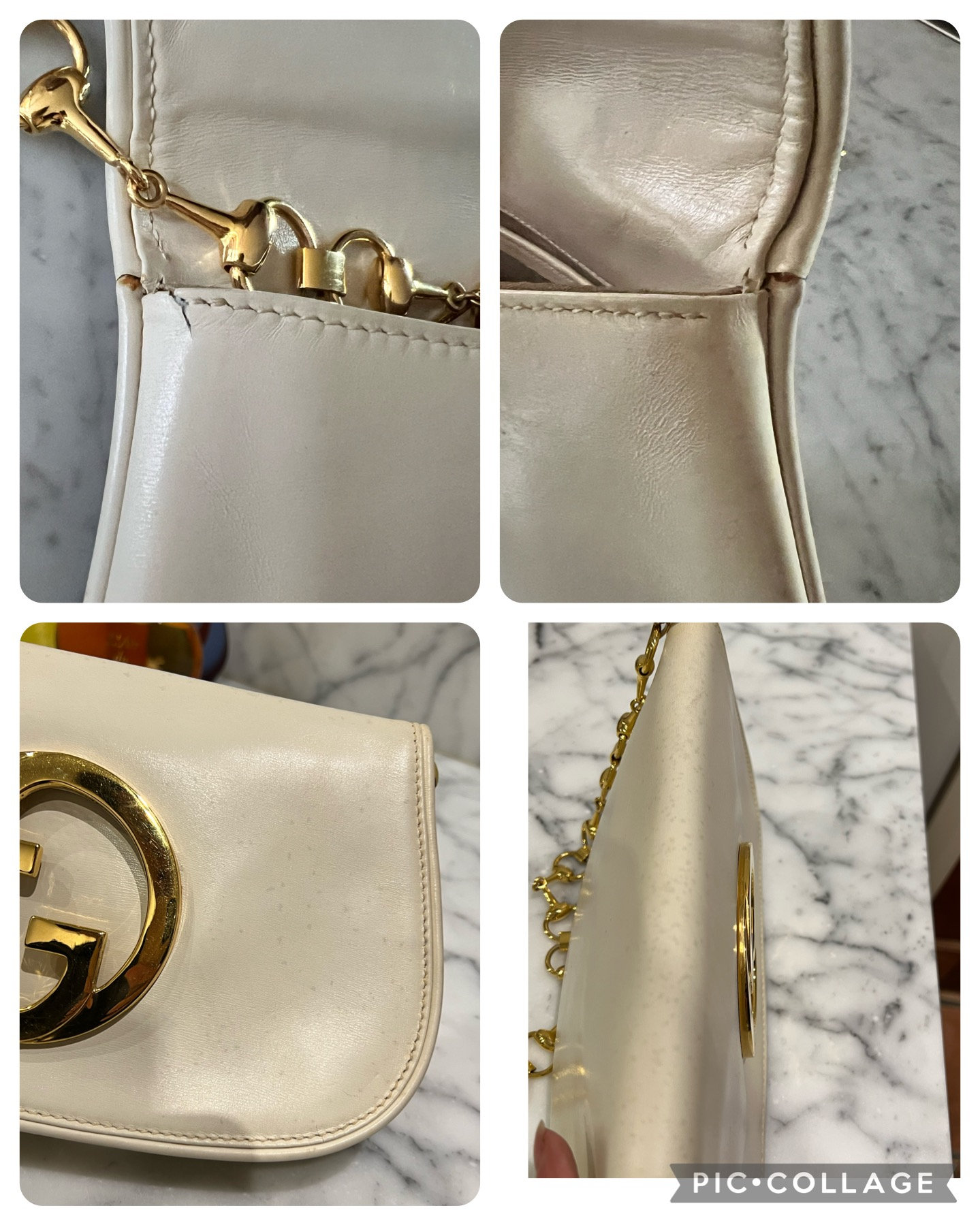 ハンドバッグ Gucci Two-Tone Canvas And Leather Gucci Blondie Handbag $_12.JPG?set_id=880000500F