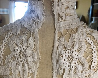 1910s Battenburg Lace and Irish Lace Blouse - Etsy