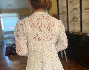 Antique Lace Jacket Circa 1900-10 - Etsy