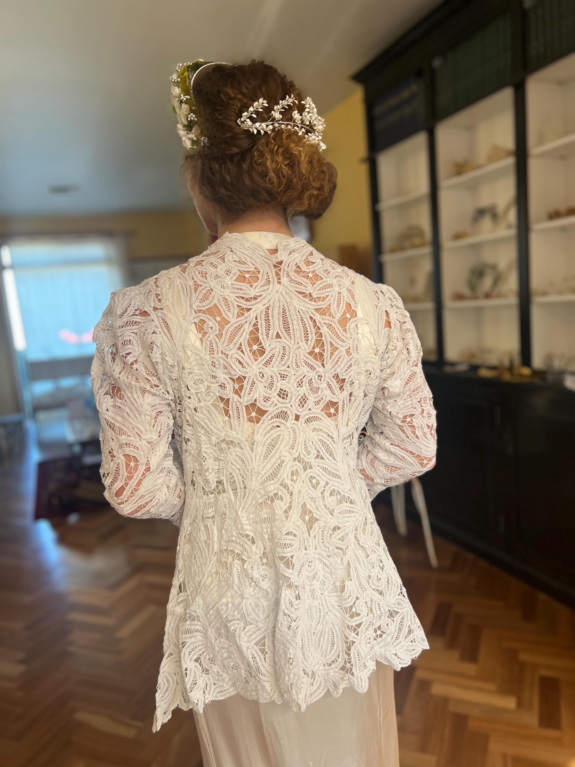 Antique Lace Jacket Circa 1900-10 - Etsy