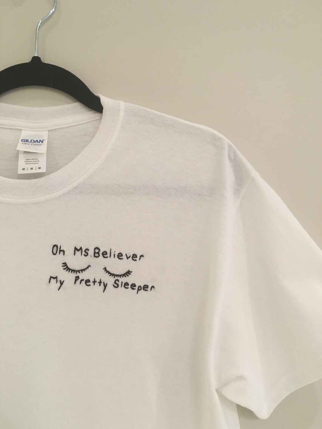 Oh Ms. Believer Embroidered T-shirt - Etsy