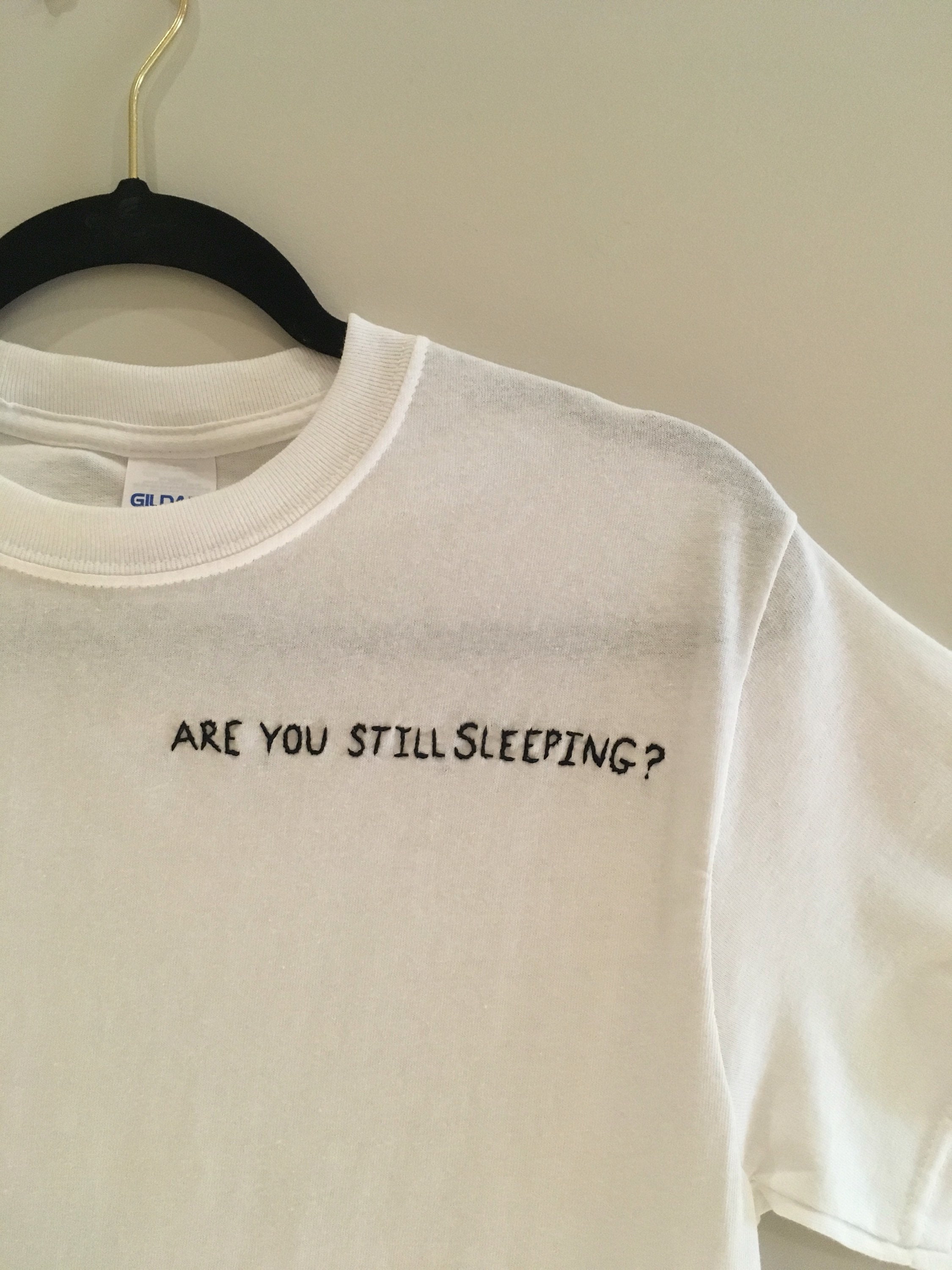 Are You Embroidered T-shirt - Etsy 