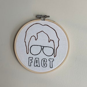 Dwight from The Office 5&quot; Embroidered Hoop