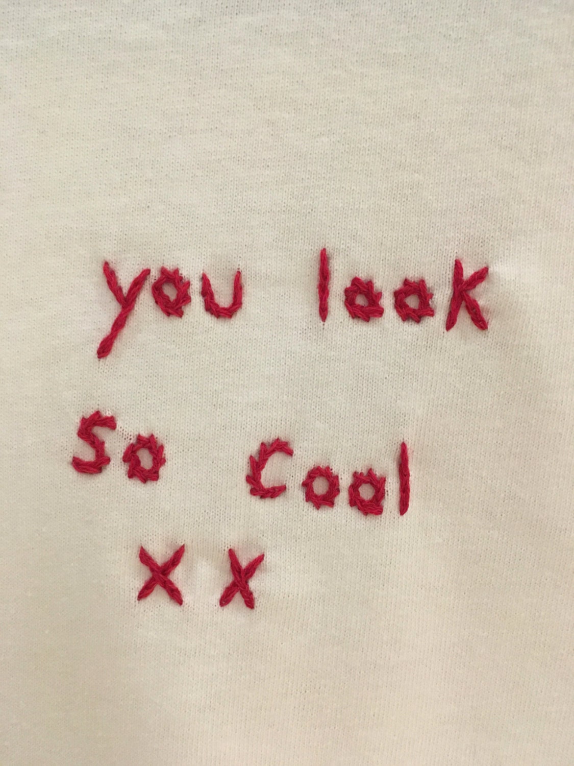 The 1975 You Look so Cool Embroidered T-shirt - Etsy