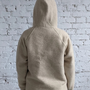 Women Soft Wool Hoodie, very warm and thick image 4