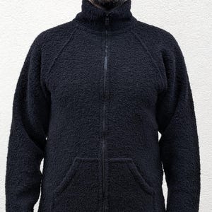 Herren Merino Wolle Fleece Pullover, weich und warm