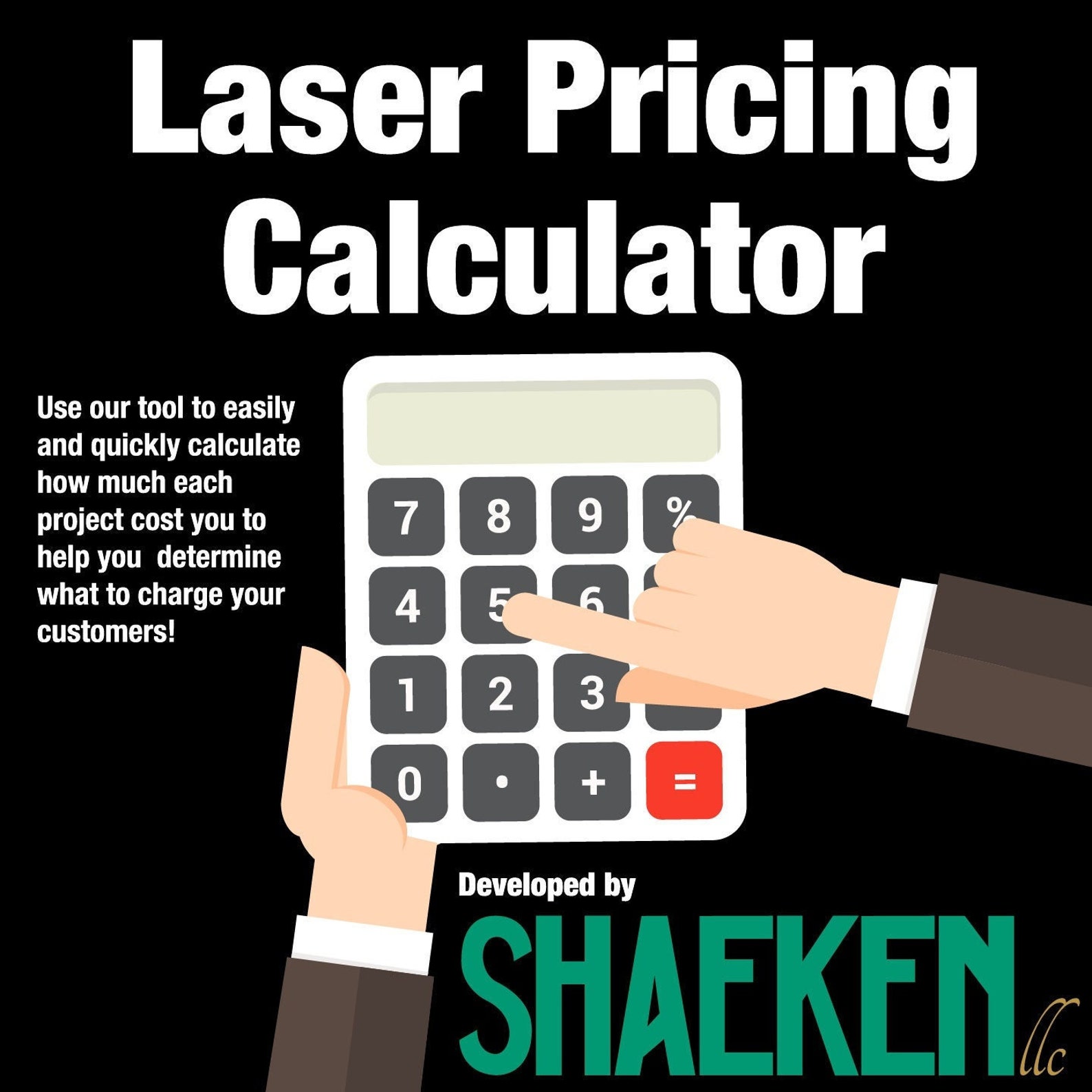 Laser Pricing Calculator Etsy