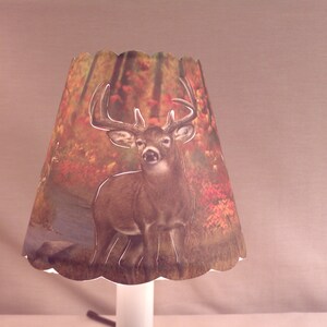 Nueva lámpara 3x5x4.5 Cut Deer pantalla 100% material reciclado candelabro imagen 2