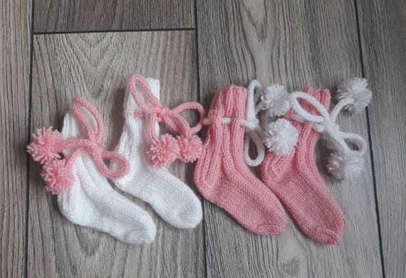 handmade baby socks