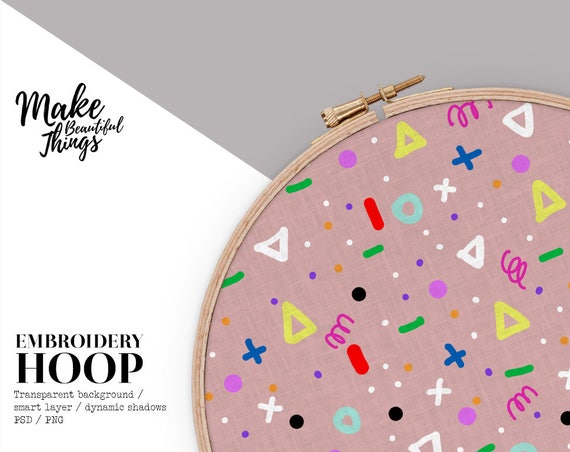 Isolated Embroidery Hoop Mockup Real Photography Instant Isolated Embroidery Hoop Mockup Real Photography Instant