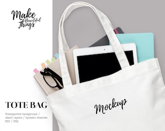 Download Free Isolated canvas tote bag mockup / Fully customizable / Styled stock photography / Instant download / #7012 PSD Template