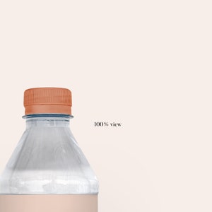 Isolated Water bottle Mockup. Photoshop water bottle mockup image 5