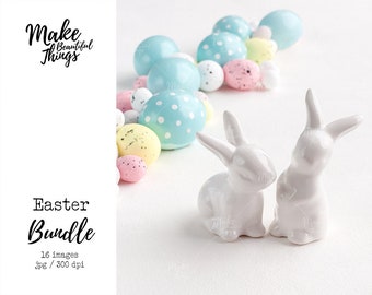 Easter stock photo Bundle / 16 Hi-res images / Instant download / #9355