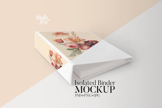 Download Isolated Binder Mockup Pngjpgpsd Files Included Etsy