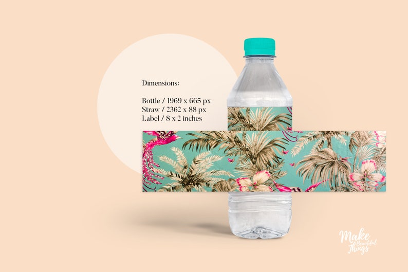 Isolated Water bottle Mockup. Photoshop water bottle mockup image 4