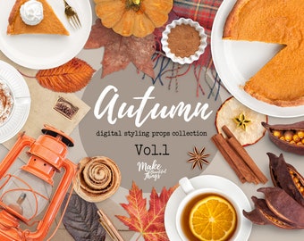 Autumn Scene Creator / Fall isolated elements