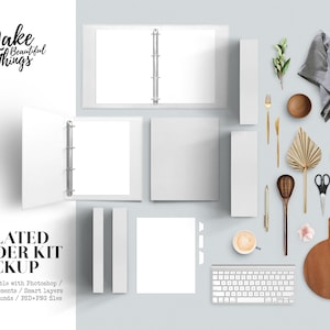 Isolated Binder Kit Mockup
