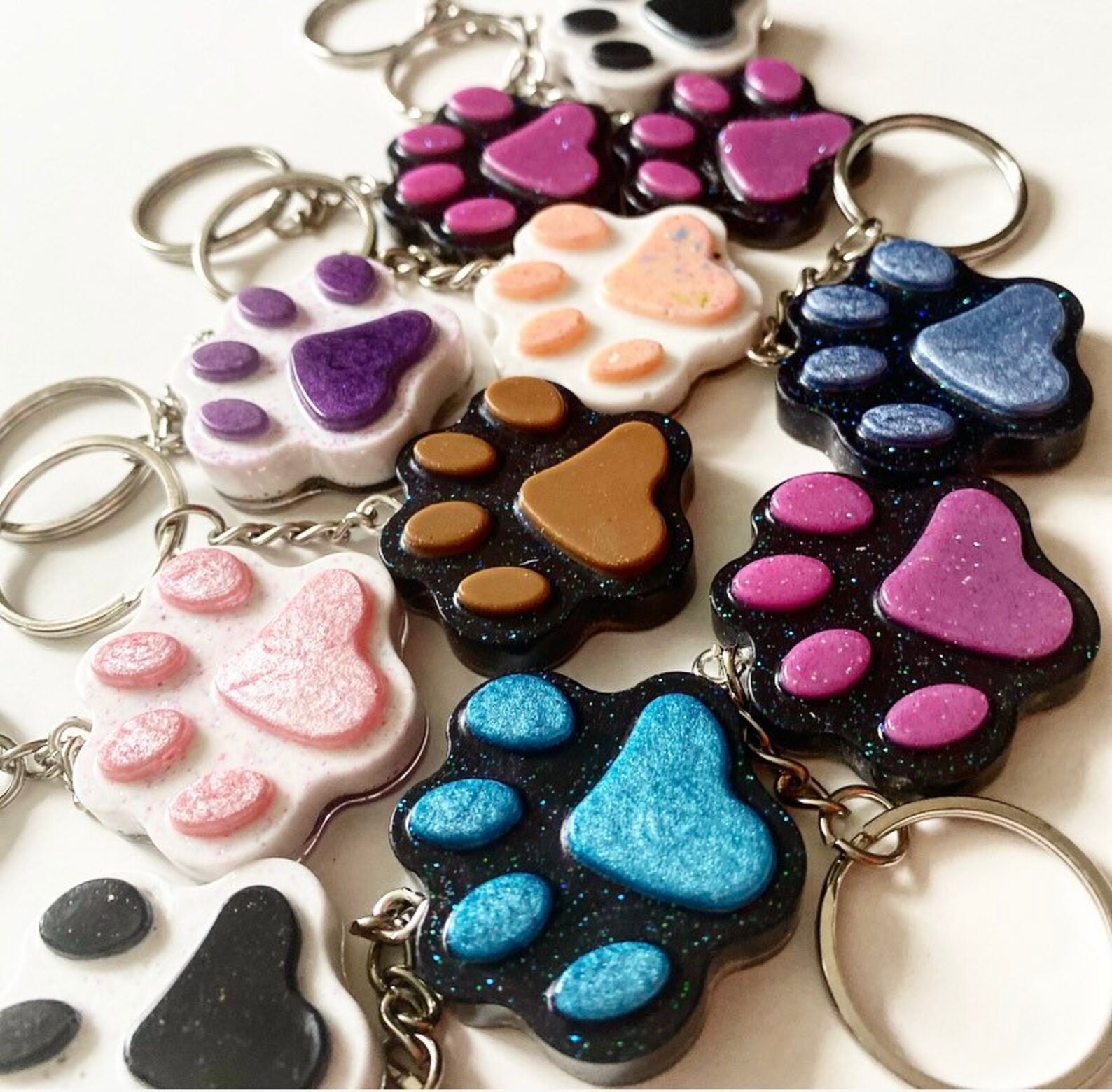 personalized-resin-paw-keychains-etsy