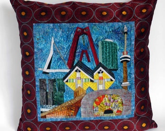 cushion cover Rotterdam (red)