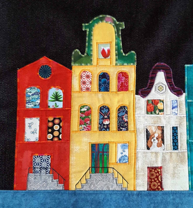 cushion cover, canal houses, 451638 image 6