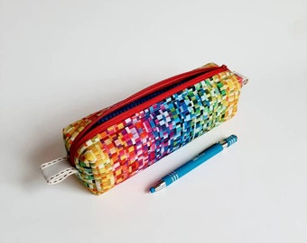 pencil case, multi coloured