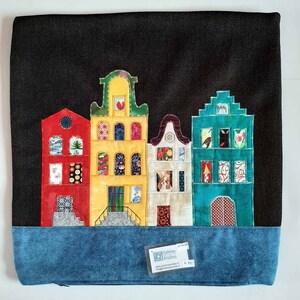 cushion cover, canal houses, 451638 image 2