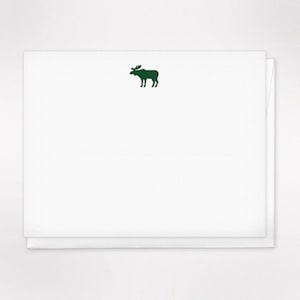 Moose Flat Stationery Set // Letterpress