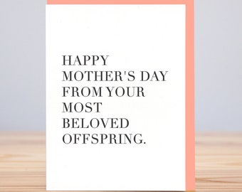 Mother's Day Offspring // Letterpress