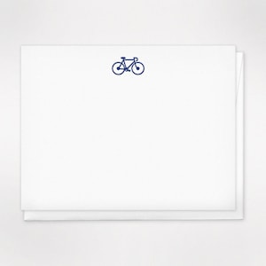 Bicycle Flat Stationery Set // Letterpress