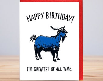 G.O.A.T. Birthday (Letterpress)