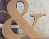 Any 3 Large Wooden Letters - 20cm Large Letters - Large Letters, Big Letters, Home Decoration, Wedding Decoration, Set of 3, Star Shape