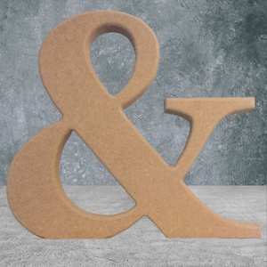 Cualquier 3 letras grandes de madera - letras grandes - letras grandes, letras grandes, decoración del hogar, decoración de la boda, conjunto de 3, ampersand