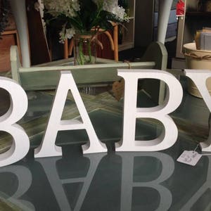 Oferta Multipack: Paquete de 36 - Letras y números de madera - Letras grandes independientes de 13 cm, Cartas de boda