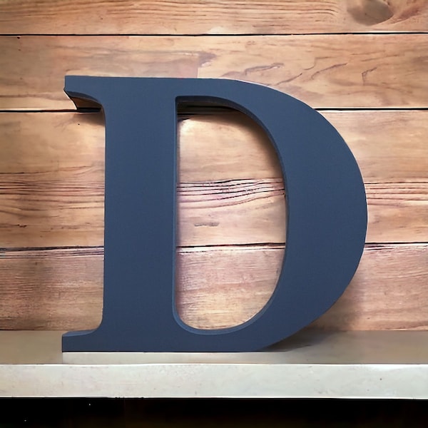 Navy Large Letters, Painted Wooden Letters - Large Letters - Large Navy Letters, Navy Initials, Navy Wedding, Blue Letters