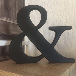 Cualquier 4 letras grandes de madera negras - Letras grandes de 20 cm, letras grandes, letras negras, decoración de bodas Conjunto de 4 letras negras grandes