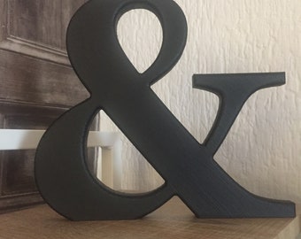 N Munch Oversized Black Wood Letters N Munch Oversized Black Wood Letters