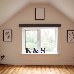 Cualquier 6 letras grandes de madera de la marina - letras grandes, letras grandes, letras de la marina, decoración de la boda, conjunto de 6 letras grandes de la marina