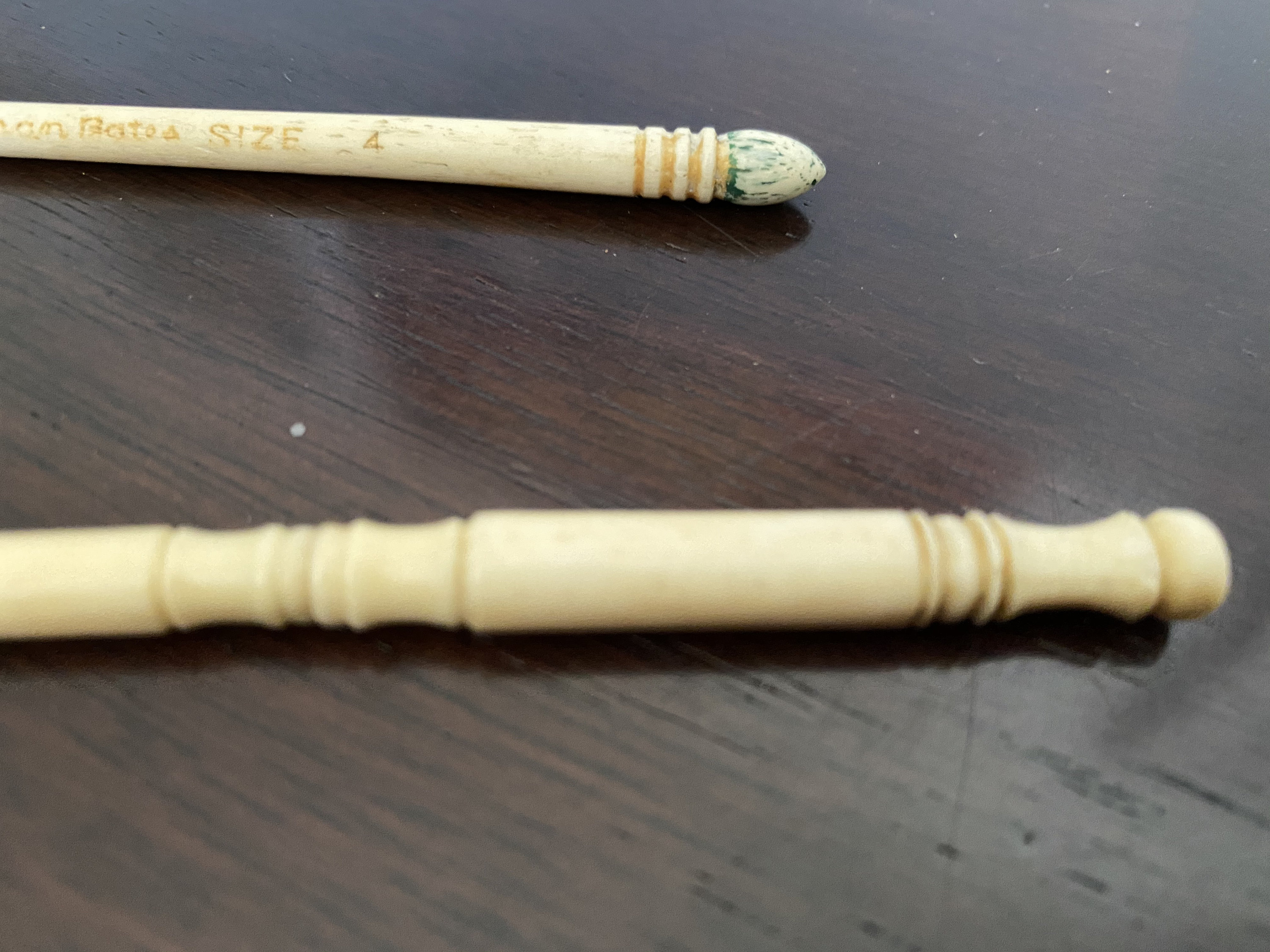 Antique Bone Awls for Sewing and Lacemaking Susan Bates Size Etsy