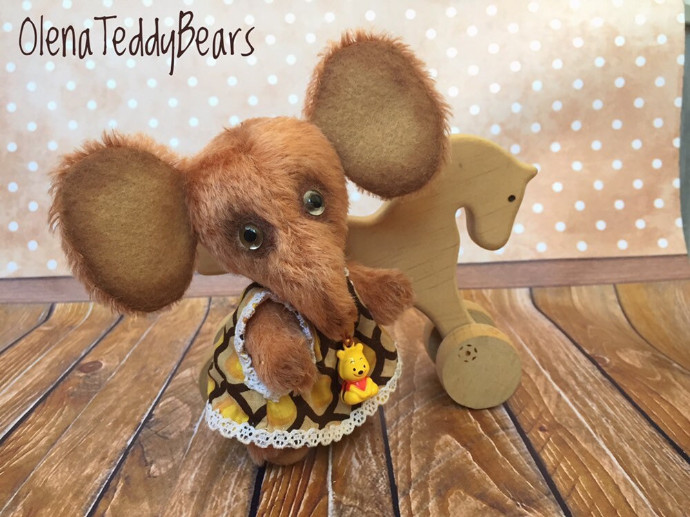 mini elephant teddy