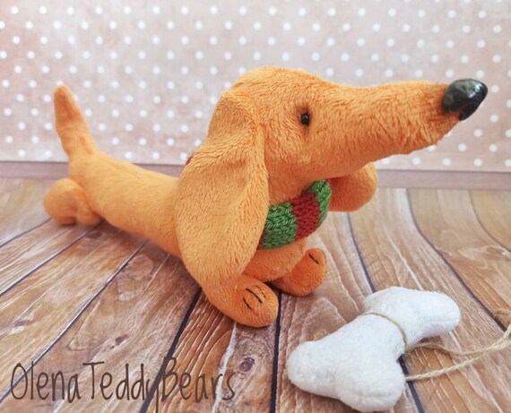 stuffed dachshund