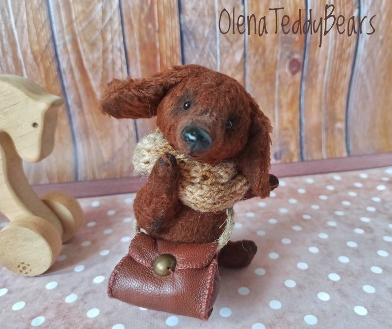 stuffed dachshund dog toy