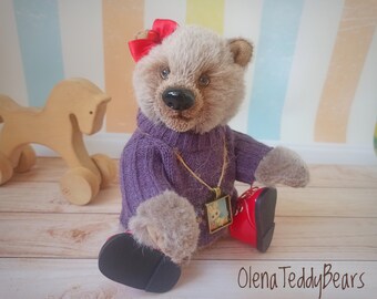 Osito, osito, juguete memoria, ositos artista, peluche, mini osito en adopción