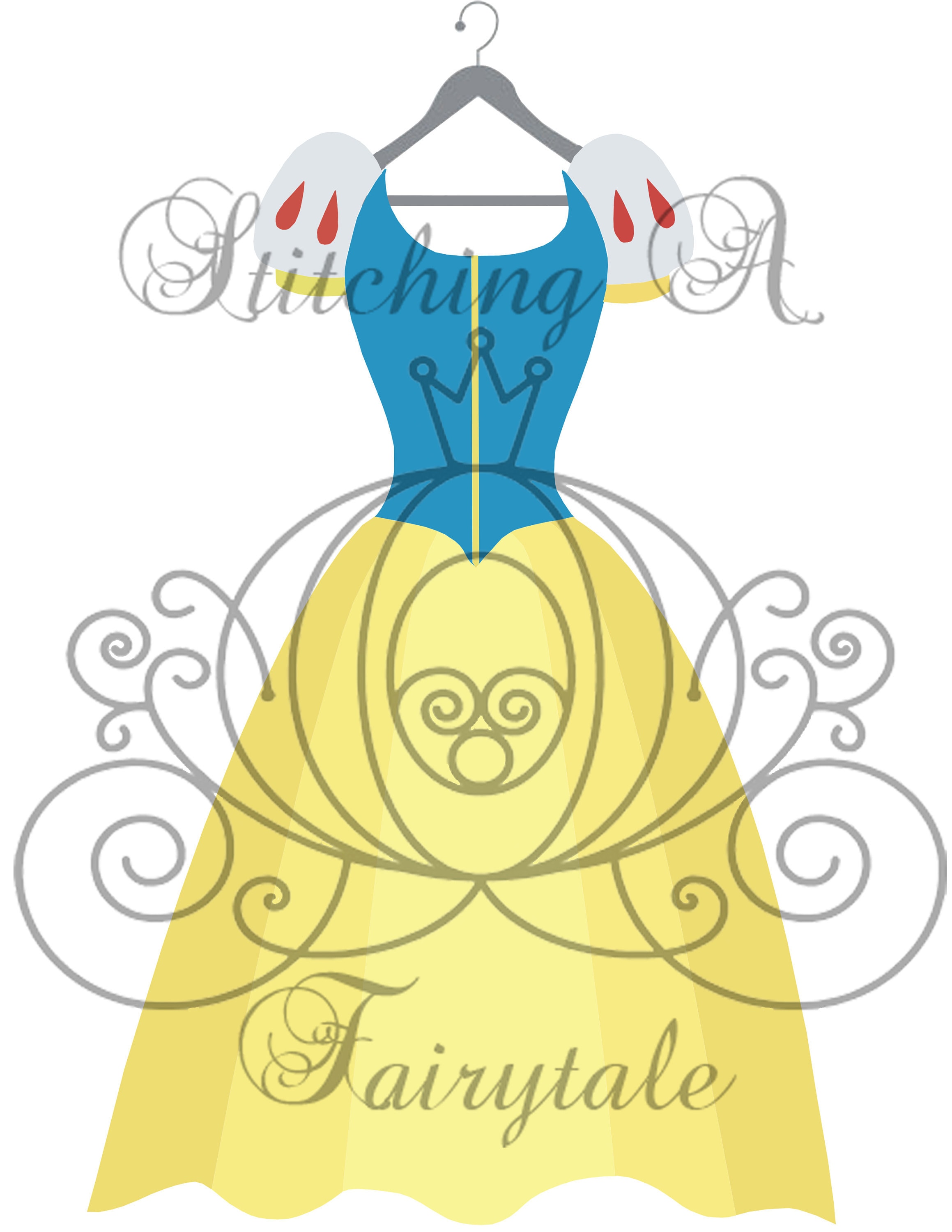 Download Disney Princess Snow White Inspired Dress Svg Png Cut File Etsy