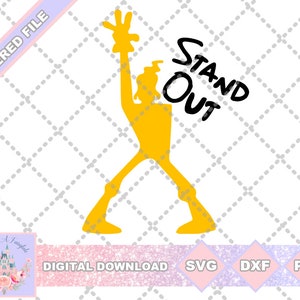 Goofy Movie Powerline Inspired Stand Out SVG PNG DXF Cut File Shirt V2