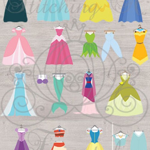 40% Discount D I S N E Y Princess Inspired Dress SVG PNG DXF - Etsy