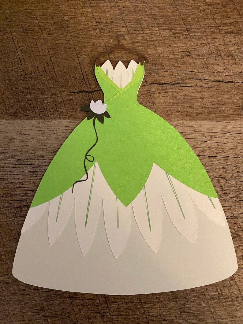 Download Disney Princess & the Frog Inspired Tiana Dress SVG PNG ...