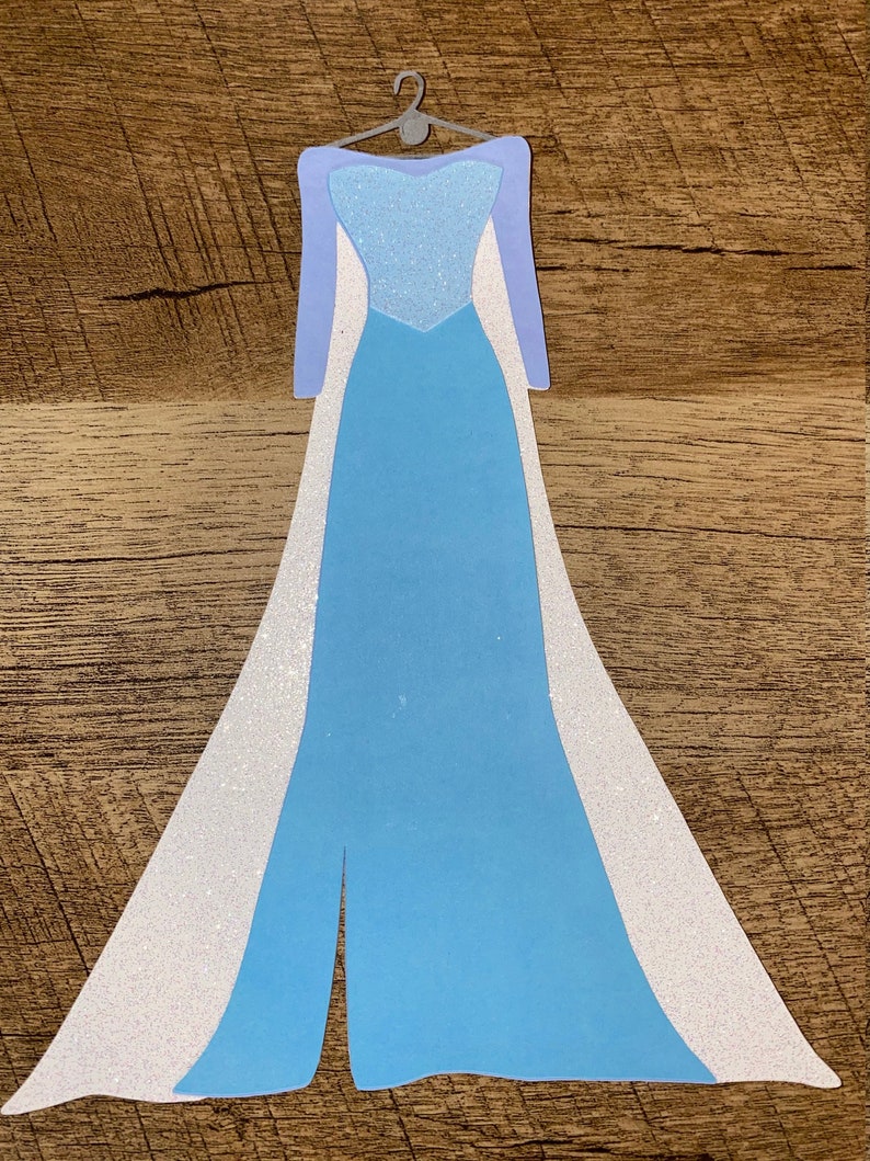 Disney Princess Frozen Inspired Elsa Dress SVG PNG Cut ...