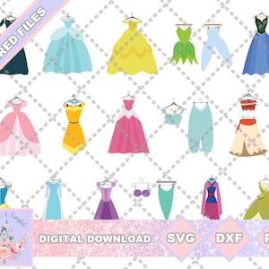 40% Discount Princess Inspired Dress SVG PNG DXF Cut File Shirt - Bundle