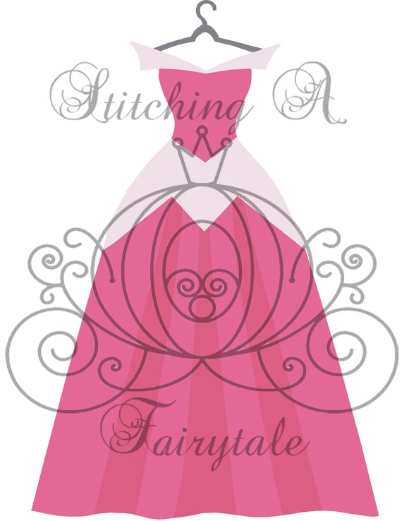Download Disney Princess Sleeping Beauty Inspired Aurora Dress Svg Png Etsy