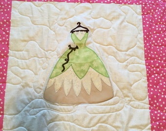 Princess Tiana Dress Applique Pattern - Inspired by The Princess and the Frog